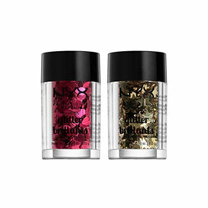 Picture of NYX PROFESSIONAL MAKEUP Shaped Face & Body Glitter, Electro