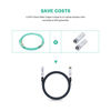 Picture of ipolex 10G SFP+ Twinax Cable, Direct Attach Copper(DAC) Passive Cable, 1-Meter, for Cisco SFP-H10GB-CU1M, Ubiquiti, D-Link, Supermicro, Netgear, Mikrotik, ZTE