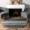 Picture of nuLOOM Moroccan Blythe Area Rug, 4' x 6' Oval, Black