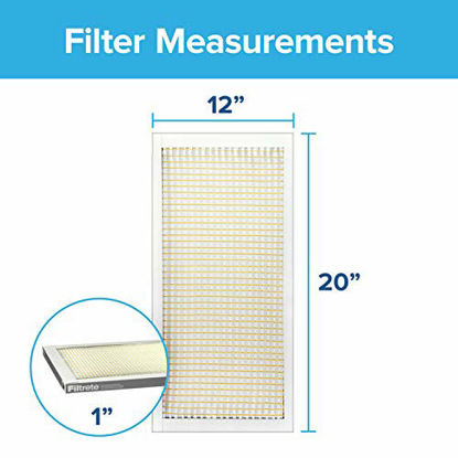 Picture of Filtrete 12x20x1, Air Filter, MPR 300, Clean Living Basic Dust, 6-Pack & Filtrete Small/Medium Air Purifier
