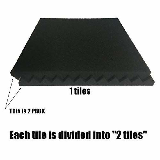 GetUSCart- 96 Pack Allxinlog Absorb the echo Acoustic Foam Panel Wedge ...