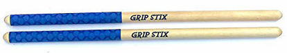 Picture of GRIP STIX 16" Long NON-SLIP Blue Maple TIMBALE Drumsticks - Ideal for Drumming, Aerobics, Cardio & Workout Exercises