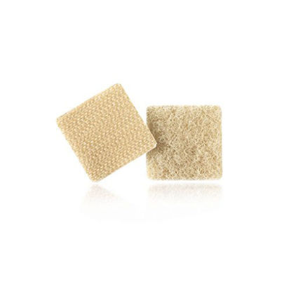 Picture of VELCRO Brand - Sticky Back Hook and Loop Fasteners | Perfect for Home or Office | 7/8in Squares | Pack of 12 | Beige