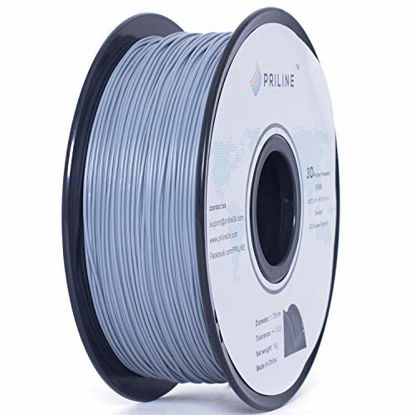 Picture of PRILINE TPU-1KG 1.75 3D Printer Filament, Dimensional Accuracy +/- 0.03 mm, 1kg Spool,Gray