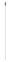 Picture of Blazer 379RDM-24 48" Fiberglass Pole Red Two-Sided Rectangular Driveway Marker, 24 Pack