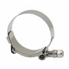 Picture of Roadformer 2.75" T-Bolt Hose Clamp - Working Range 75mm - 83mm for 2.75" Hose ID, Stainless Steel Bolt, Stainless Steel Band Floating Bridge and Nylon Insert Locknut (75mm - 83mm, 2 pack)