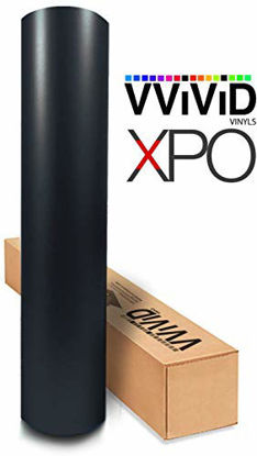 Picture of VViViD Matte Black Vinyl Wrap Roll XPO Air Release Technology (5ft x 5ft)