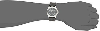 Picture of Timex Men's T40091 Expedition Metal Field Black/Brown Nylon/Leather Strap Watch