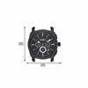 Picture of Fossil Men's Machine Chrono Quartz Stainless Chronograph Watch, Color: Black (Model: FS4552IE)