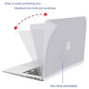Picture of MOSISO Plastic Hard Shell Case & Keyboard Cover & Screen Protector Only Compatible with MacBook Air 13 inch (Models: A1369 & A1466, Older Version 2010-2017 Release), Crystal Clear