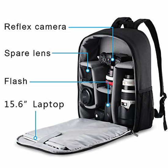 Kamron A20 Backpack Camera Bag with Laptop Compartment for DSLR Camera  Lenses Tripod Monopod  Other