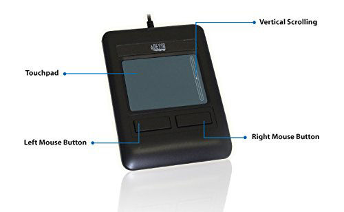 GetUSCart- Adesso ATP-400UB - Browser Cat, 2 Button USB Touchpad for PC ...