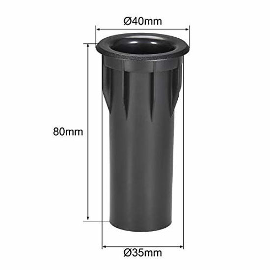 Uxcell 82mm X 111mm Speaker Port Tube Subwoofer Bass Reflex Tube Bass Woofer Box Port Tube Vent