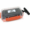 Picture of Waterproof SD Card Holder - Holds 35 Standard SD Cards Upright. Easy to use and See. (35 Cards, Orange)