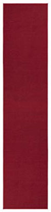 Picture of Ottomanson Ottohome Runner, 1'10" X 12', Red