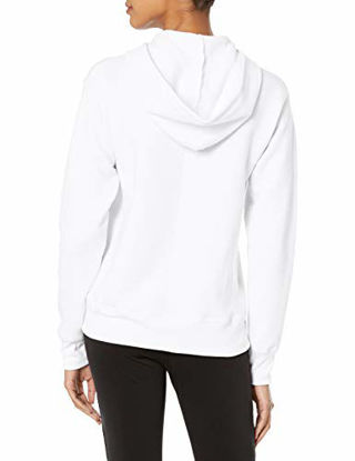 Picture of Hanes womens ComfortSoft EcoSmart Women's Full-Zip Hoodie Sweatshirt White 2X Large