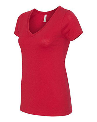 Picture of Next Level Womens Ideal V-Neck Tee (N1540) Red XL