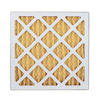 Picture of FilterBuy 10x14x1 MERV 11 Pleated AC Furnace Air Filter, (Pack of 4 Filters), 10x14x1 - Gold