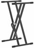 Picture of AmazonBasics Heavy-Duty Adjustable Keyboard and Piano Stand - Double-X