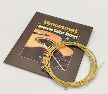 Picture of Acoustic Guitar G Strings, Light Tension - Corrosion-Resistant Rust-Prevent Brass, Offers a Bright and Well-Balanced Acoustic Tone G 3rd (3rd 10 Pack)