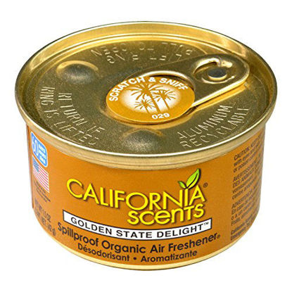 Picture of California Scents Air Freshener 4-Pack Car Air Freshener (Golden State Delight)