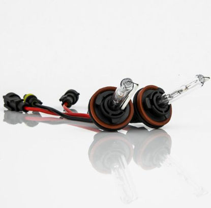 Picture of Xentec H11 (H8/H9) GREEN HID xenon bulb x 1 pair bundle with 35W Digital Slim Ballast x 2