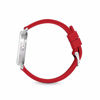Picture of Speidel Scrub Watch for Medical Professionals with White Silicone Rubber Band - Easy to Read Timepiece with Red Second Hand, Military Time for Nurses, Doctors, Surgeons, EMT Workers, Students and More