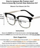Picture of CAXMAN Polarized Clip On Sunglasses Over Prescription Glasses for Men Women UV Protection Flip Up Brown Lens Large
