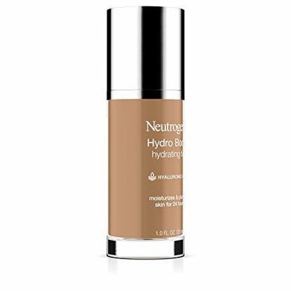Picture of Neutrogena Hydro Boost Hydrating Tint with Hyaluronic Acid, Lightweight Water Gel Formula, Moisturizing, Oil-Free & Non-Comedogenic Liquid Foundation Makeup, 105 Caramel Color 1.0 fl. oz