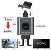 Picture of HDMI Switch 4k HDMI Splitter-GANA Aluminum Bidirectional HDMI Switcher,HDMI Switch Splitter 2 in 1 Out, Manual HDMI Hub Supports HD 4K@30hz for Blu-Ray-Player Fire Stick Xbox(Only ONE monitor