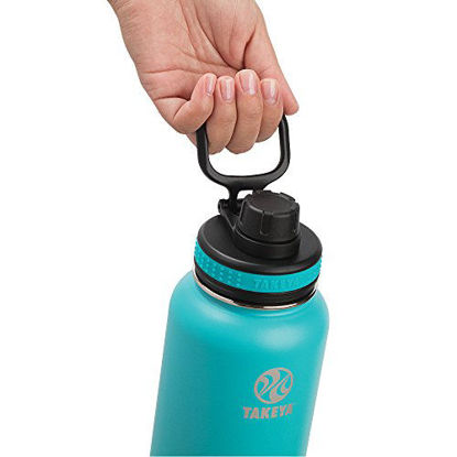 Picture of Takeya Ocean Originals Vacuum-Insulated Stainless-Steel Water Bottle, 40oz