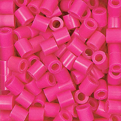 Picture of Perler Beads Fuse Beads for Crafts, 1000pcs, Pink