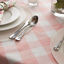 Picture of DII Buffalo Check Collection Classic Tabletop, Table Topper, 40x40, Pink & White