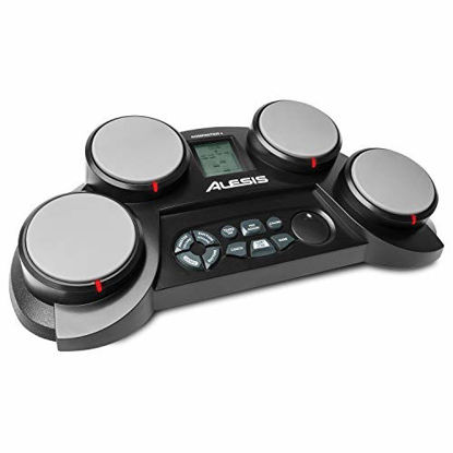 Picture of Alesis Compact Kit 4 | Portable 4-Pad Tabletop Electronic Drum Kit with Velocity-Sensitive Drum Pads, 70 Drum Sounds, Coaching Feature, Game Functions & Vic Firth Kidsticks