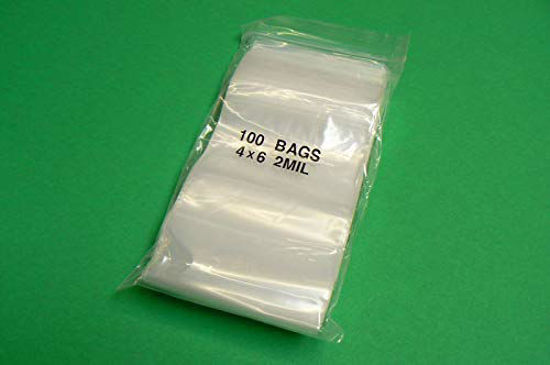 GetUSCart iMBAPrice 1000 4 x 6 Clear Reclosable Zipper