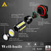 Picture of Alla Lighting H11 LED Fog Light Bulbs DRL 2800 Lumens Xtreme Super Bright 5730 33-SMD 12V H8 H16 H11 LED Bulbs Replacement for Cars, Trucks, 6000K Xenon White