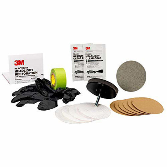 Picture of 3M 39195 Ultra Headlight Restoration Kit, Easy Heavy-Duty Restoration