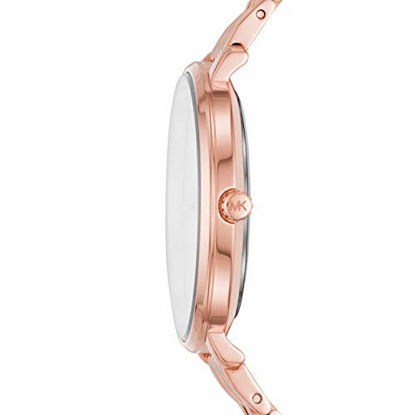 Picture of Michael Kors Women's Pyper Quartz Watch with Stainless-Steel-Plated Strap, Rose Gold, 16 (Model: MK3897)
