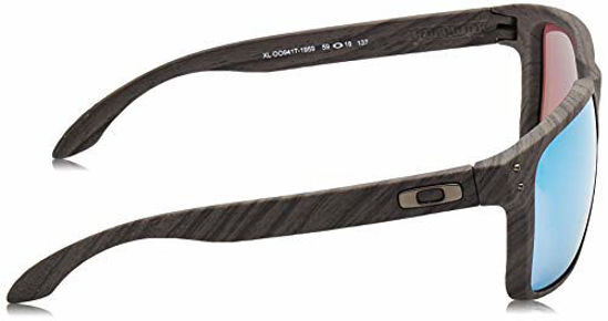 Picture of Oakley Men's OO9417 Holbrook XL Square Sunglasses, Woodgrain/Prizm Deep h2o Polarized, 59 mm