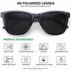 Picture of MEETSUN Polarized Sunglasses for Women Men Classic Retro Designer Style (Transparent Gray Frame/ Gray Lens, 54)