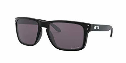 Picture of Oakley Men's OO9417 Holbrook XL Square Sunglasses, Matte Black/Prizm Grey, 59 mm