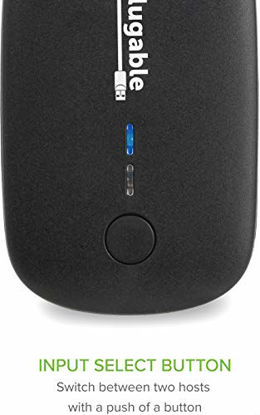 Picture of Plugable USB 2.0 Switch for One-Button USB Device Port Sharing Between Two Computers (AB Switch)