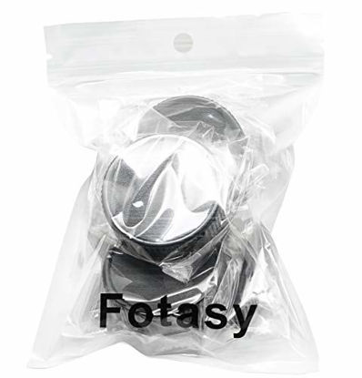 Picture of (5 Packs) Fotasy Lens Rear Caps for M42 42mm Screw Mount Lens, M42 Lens Cap, M42 Lens Rear Cap, 42mm Screw Mount Lens Cap, M42 End Cap, fits Pentax Takumar/MamiyaSekor/Helios M42 Lens, etc