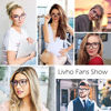Picture of livho 2 Pack Blue Light Blocking Glasses, Computer Reading/Gaming/TV/Phones Glasses for Women Men,Anti Eyestrain & UV Glare (Matte Black+Clear Pink)