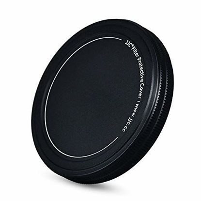 Picture of JJC Metal Lens Filter Stack Cap Filter Protective Case for 62mm Ultraviolet UV Filter Circular Polarizer CPL Filter Neutral Density ND Filter and More Filters in 62mm Thread Size,Upgraded Slim Version
