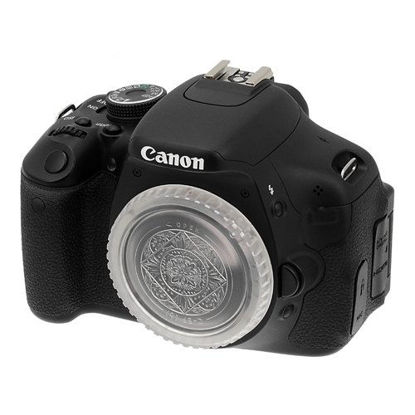 Picture of Fotodiox Designer Clear Body Cap Compatible with Canon EOS EF and EF-s Cameras