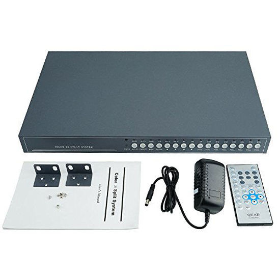 GetUSCart Wiseup 16Ch Real time Video Multiplexer Motion Detection