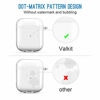 Picture of Valkit Compatible AirPod Case Cover, Clear Airpods Case with Keychain Soft TPU Protective Cover Shockproof Case for Girls Women Men Compatible with Apple AirPods Charging Case 2 & 1 - Transparent