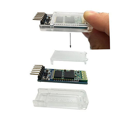 Picture of DSD TECH HC-05 Bluetooth Serial Pass-through Module Wireless Serial Communication with Button for Arduino