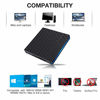 Picture of External DVD Drive, M WAY USB 3.0 Type C CD Drive, Dual Port DVD Player, Portable Optical Burner Writer Rewriter, High Speed Data Transfer for Laptop Notebook Desktop PC MAC OS Windows 7/8/10